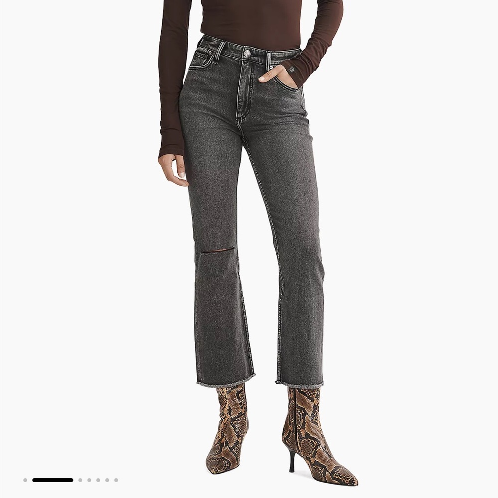 Rag & Bone Casey High-Rise Ankle Flare Jeans